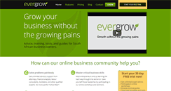 Desktop Screenshot of evergrow.co.za